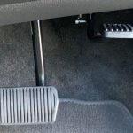 Hinged accelerator pedal