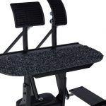 Pedal extensions with raised floor