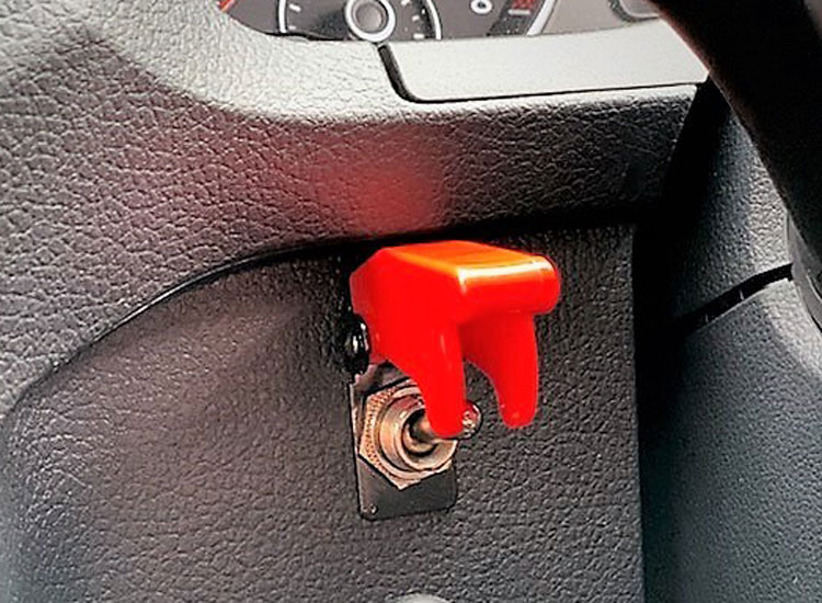 Remote starter button