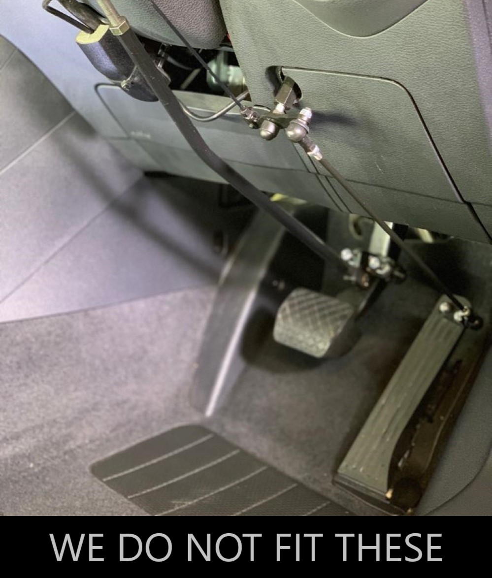 mechanical hand controls cars